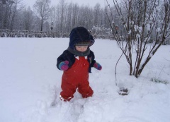 Johanna im Schnee