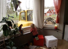 der Bagger ist da