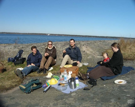 Picknick am Meer