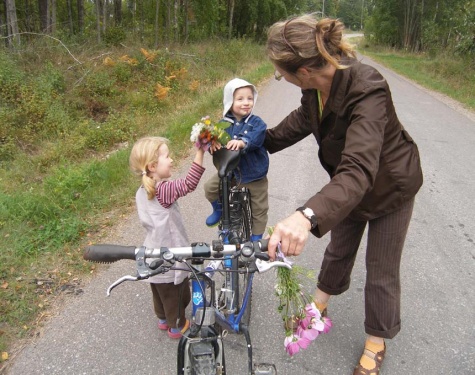 die Oma ist gekommen