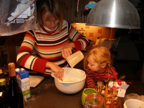 Kuchenbacken mit Omi