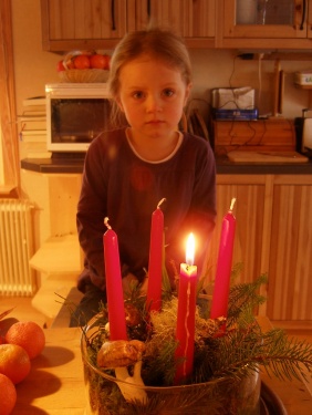 die erste Kerze