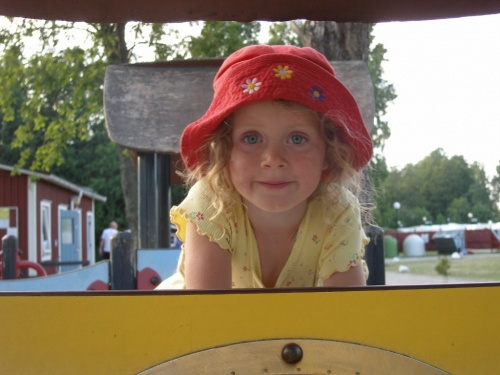 auf dem Spielplatz ganz oben