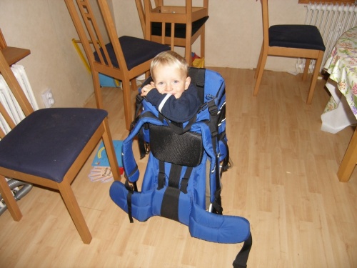 in der neuen Rucksacktrage