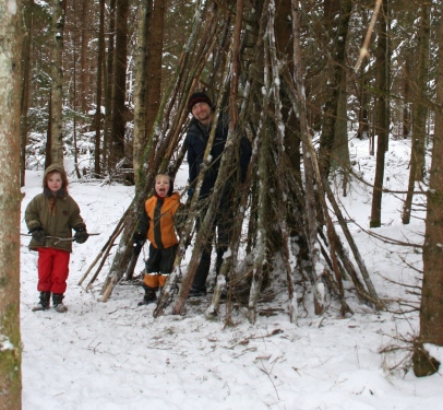 Bude im Wald