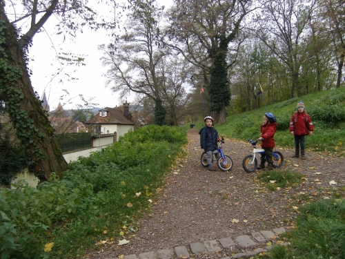 auf der Mauer