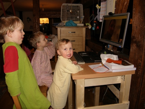 Skypen mit Papa