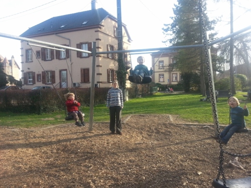 auf dem Spielplatz