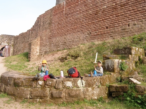 die Ritter der Burg Fleckenstein